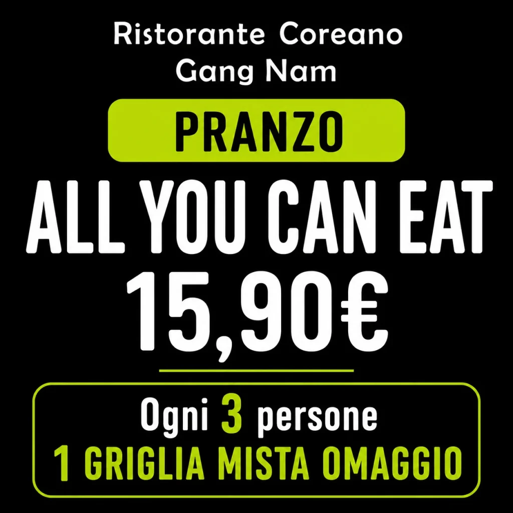 OGNI 3 PERSONE: GRIGLIA MISTA IN OMAGGIO (solo Pranzo)